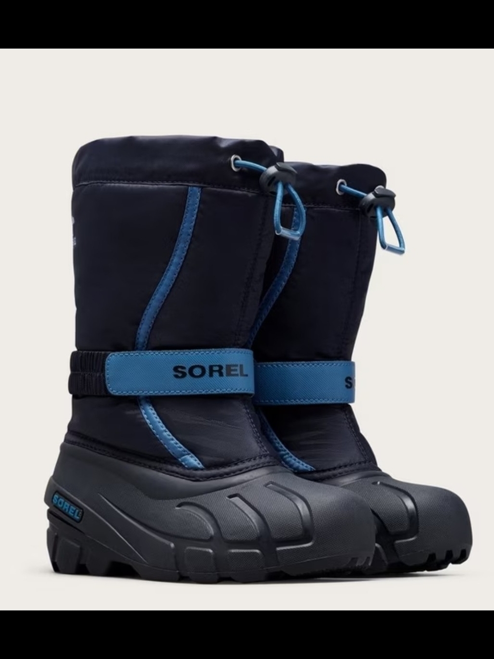Sorel Youth Flurry warm cozy Winter Snow Boots Collegiate Navy, Atmosphere size7